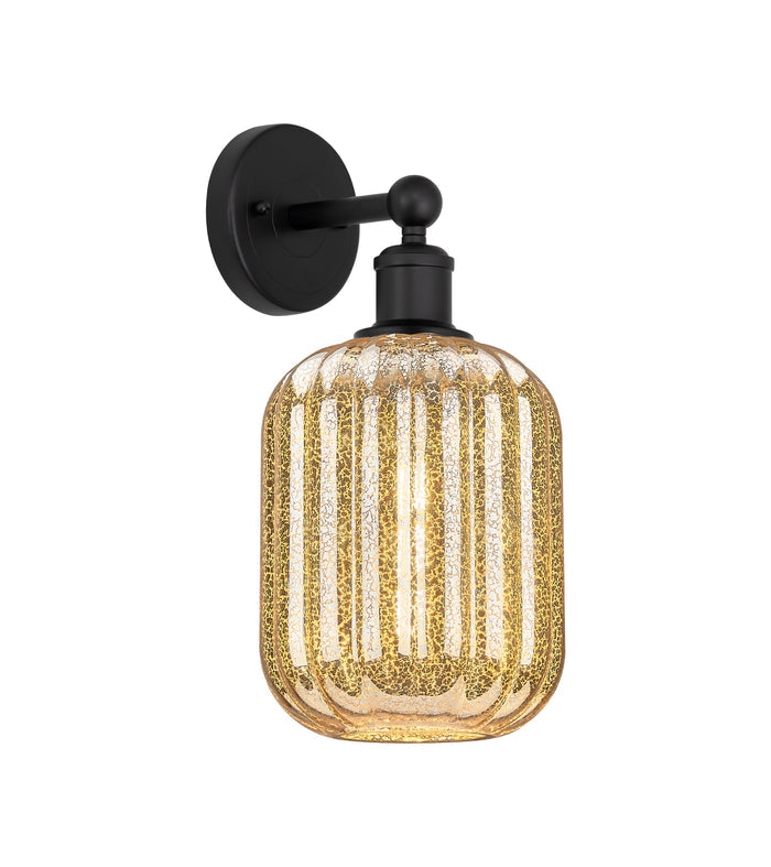Edison Sconce Cast Brass Steel Glass
