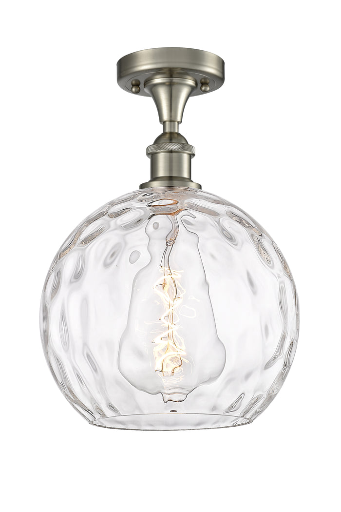 Brushed Satin Nickel / Clear Water Glass