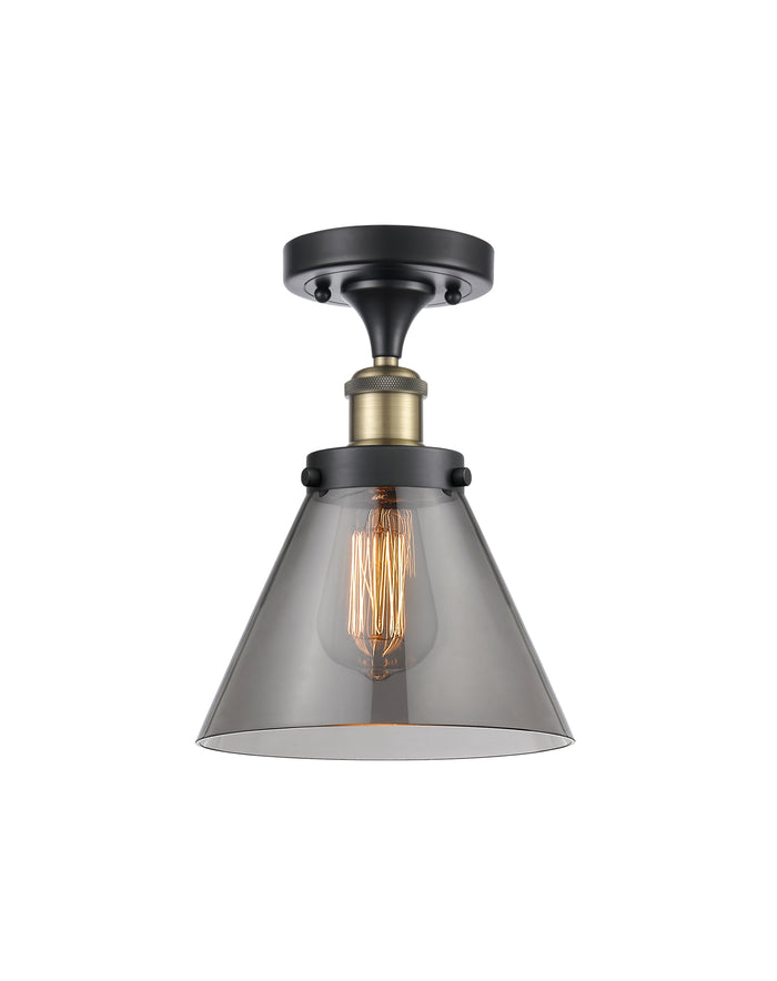 Black Antique Brass / Light Smoke