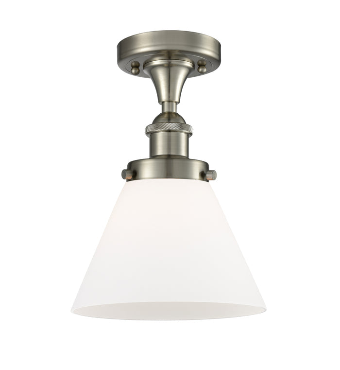 Brushed Satin Nickel / Matte White