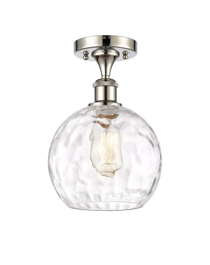 Edison Semi-Flush Mount Brushed Nickel 6