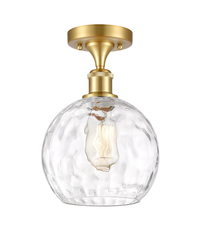 Satin Gold / Clear Water Glass