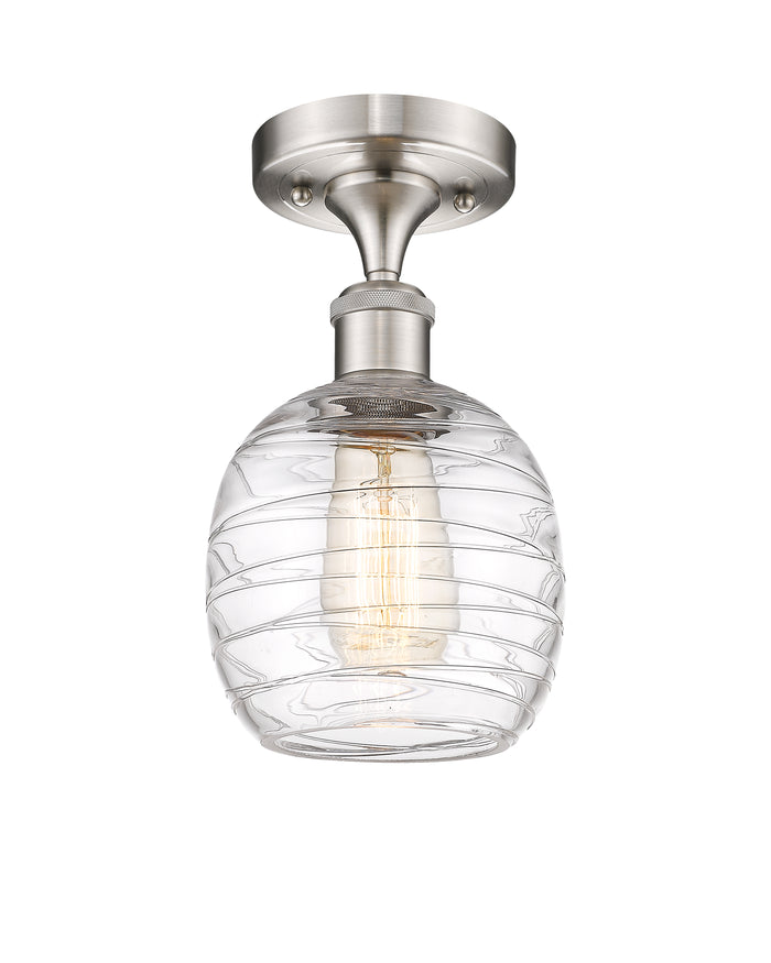 Brushed Satin Nickel / Deco Swirl