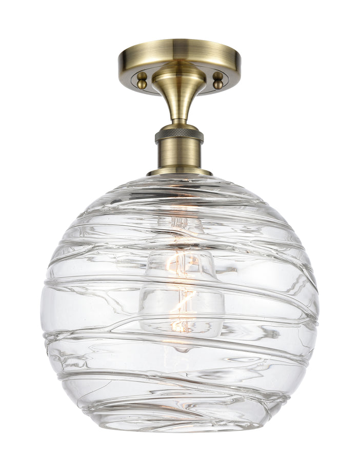 Edison Semi-Flush Mount Brushed Nickel