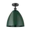 Edison Semi-Flush Mount Brushed Nickel