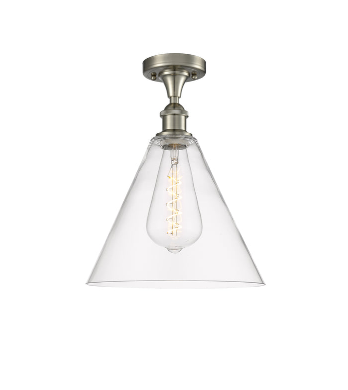 Brushed Satin Nickel / Clear