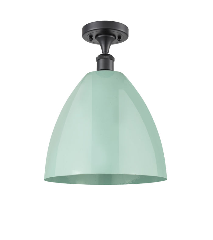 Edison Semi-Flush Mount Brushed Nickel