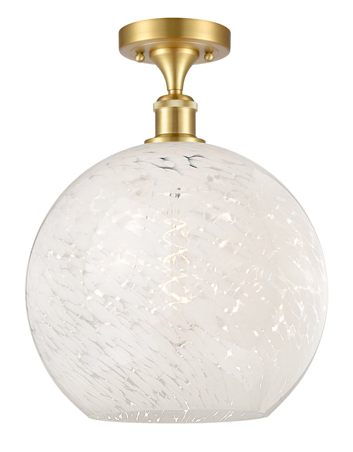 Satin Gold / White Mouchette