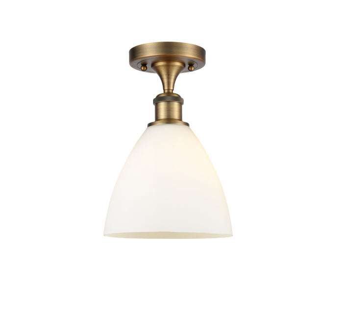 Brushed Brass / Matte White