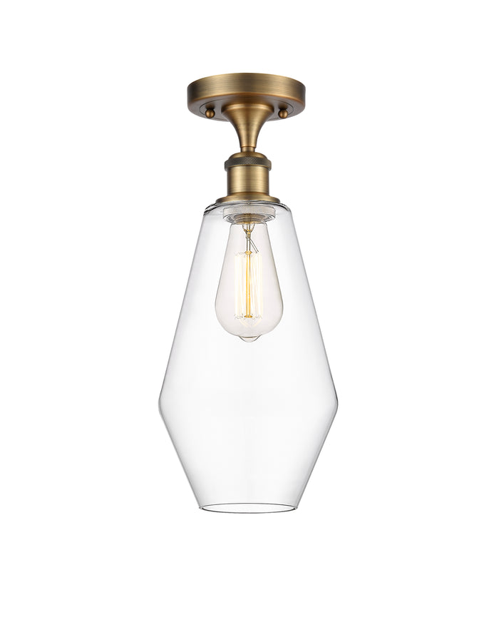 Brushed Brass / Clear