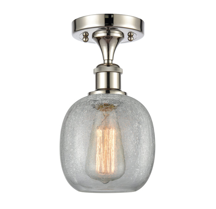 Polished Nickel / Clear Crackle