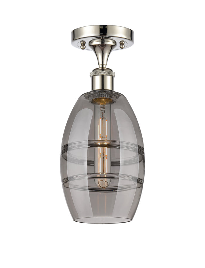 Polished Nickel / Light Smoke