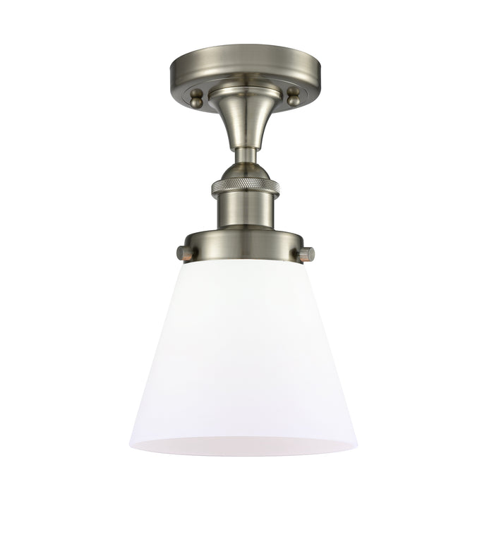 Brushed Satin Nickel / Matte White