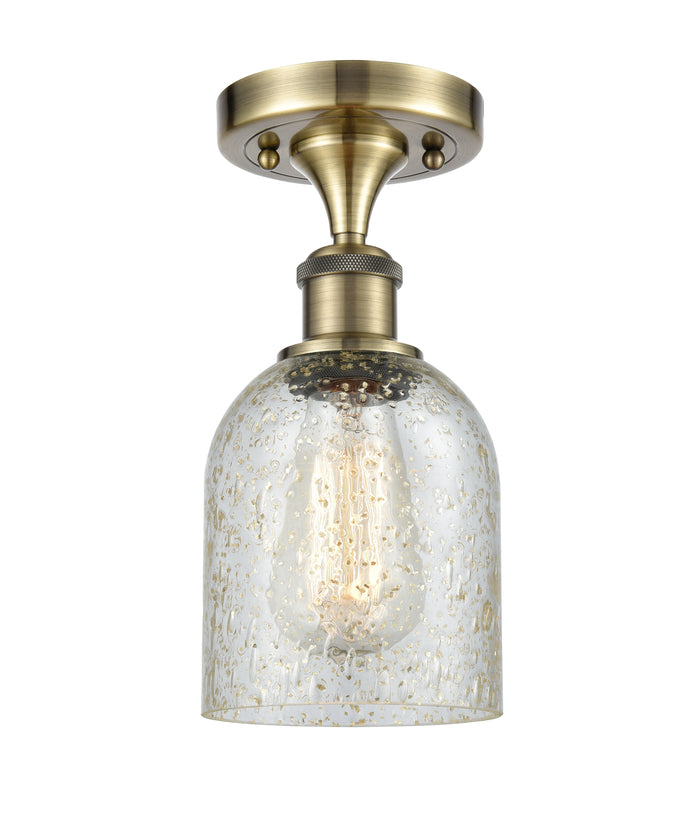 Edison Semi-Flush Mount Brushed Satin Nickel