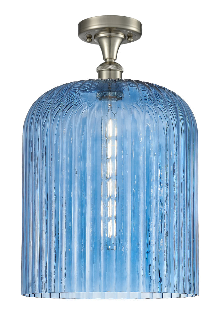 Brushed Satin Nickel / Princess Blue