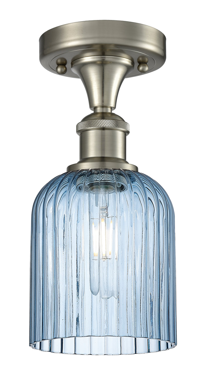 Brushed Satin Nickel / Princess Blue
