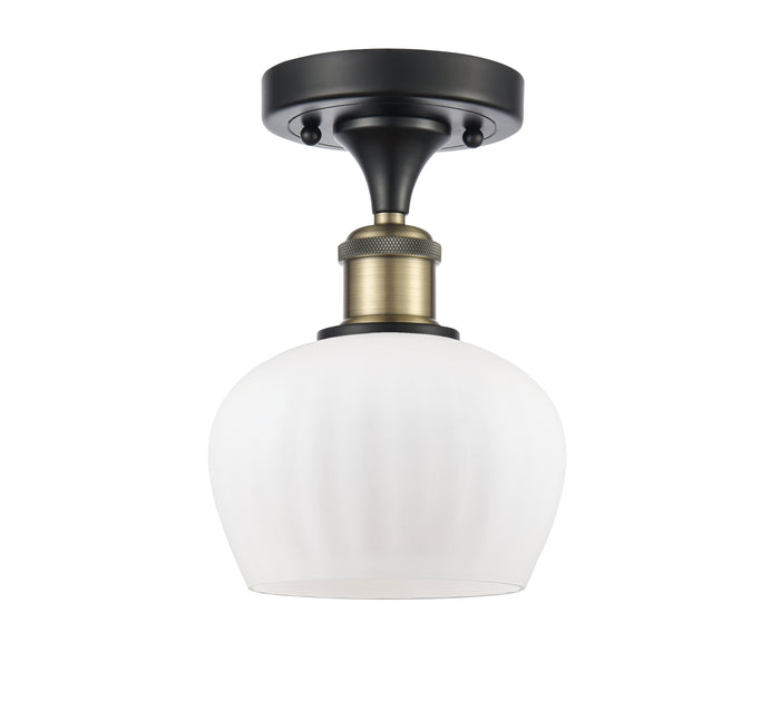 Black Antique Brass / Matte White