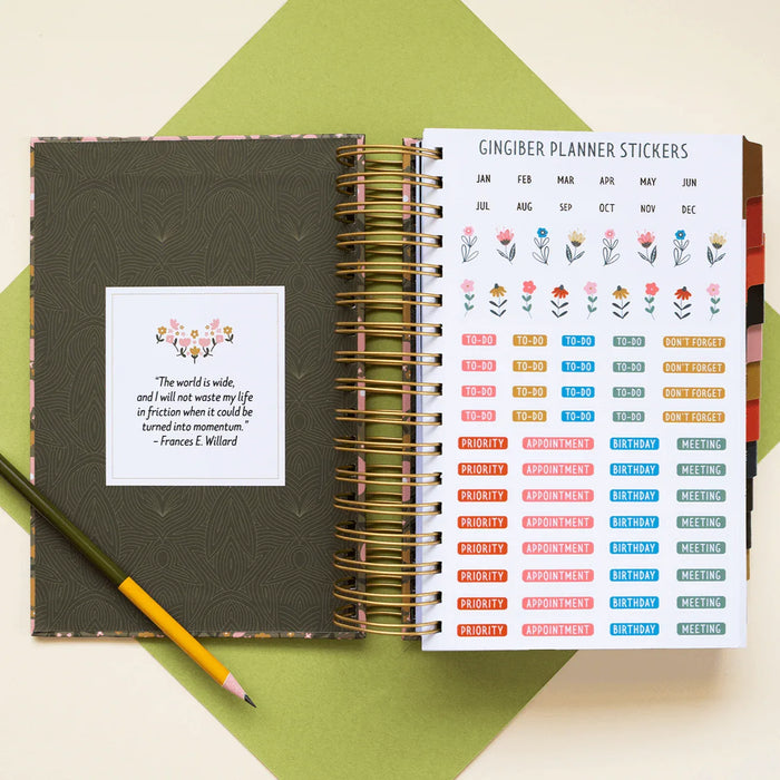 Evergreen Daily Planner - Gingiber