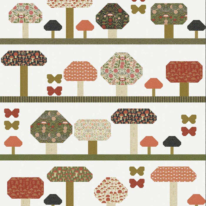 Forage Quilt Pattern - PDF - Gingiber