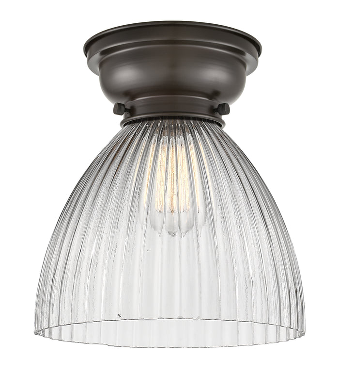 Franklin Flush Mount Brushed Satin Nickel Glass