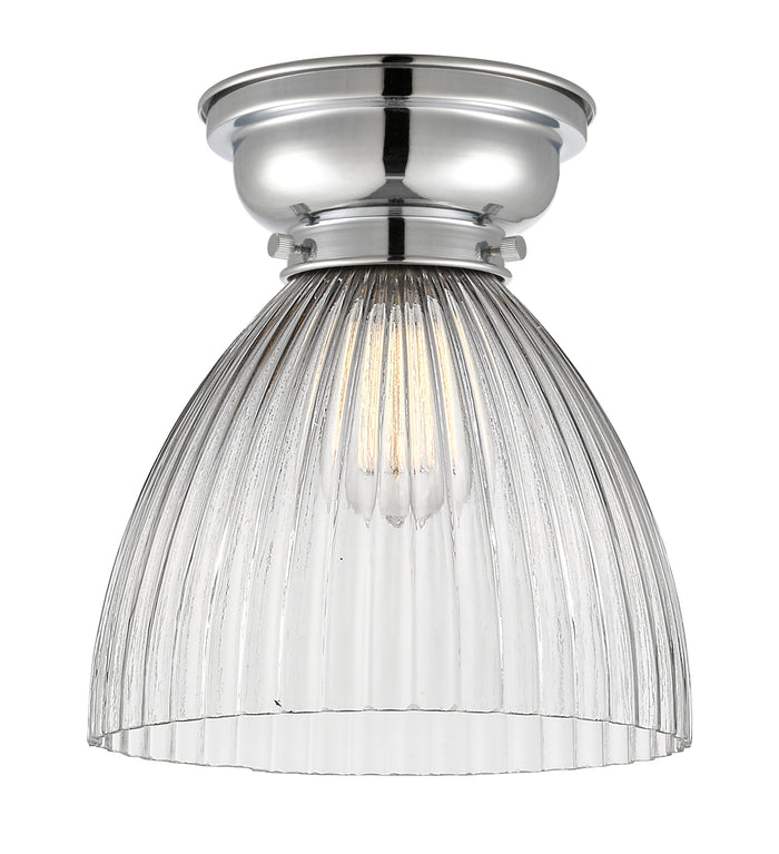 Franklin Flush Mount Brushed Satin Nickel Glass