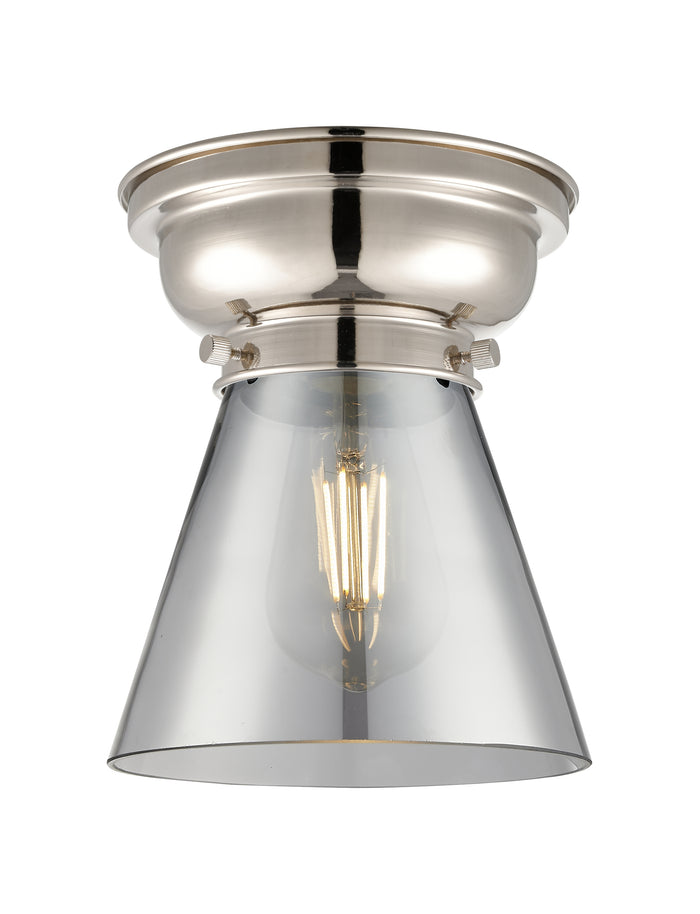 Polished Nickel / Light Smoke