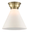 Franklin Flush Mount Brushed Satin Nickel