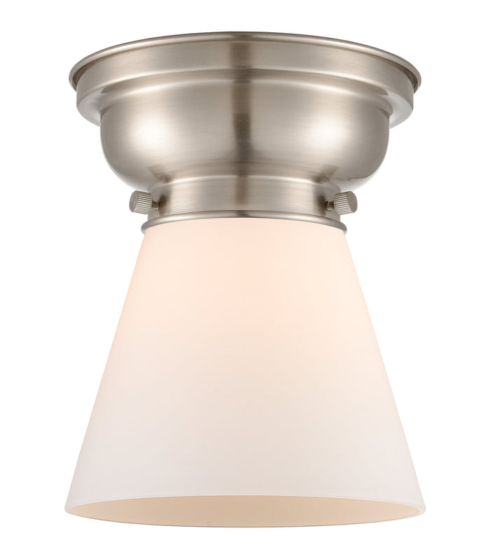 Brushed Satin Nickel / Matte White