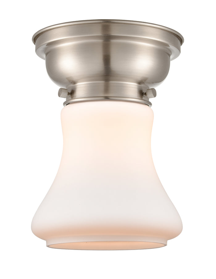 Brushed Satin Nickel / Matte White