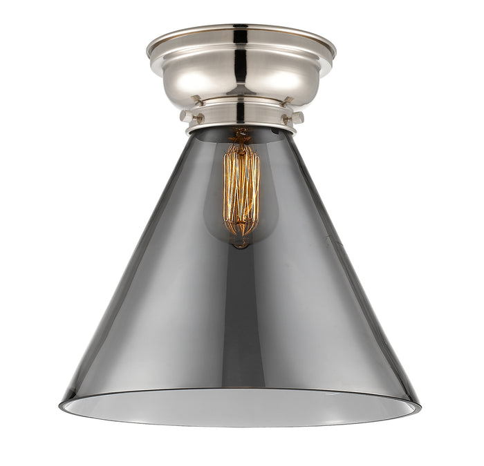 Polished Nickel / Light Smoke