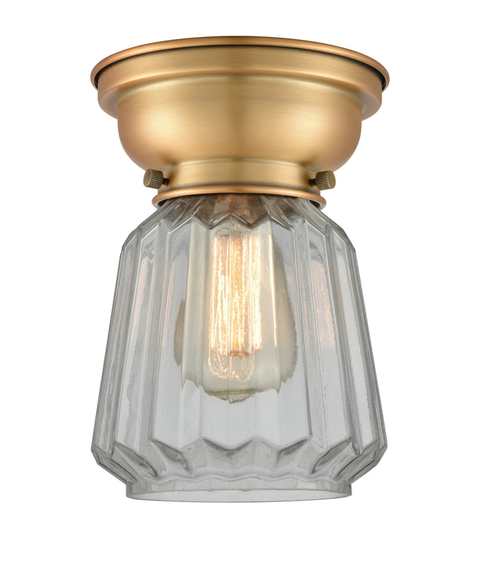Franklin Flush Mount Brushed Satin Nickel