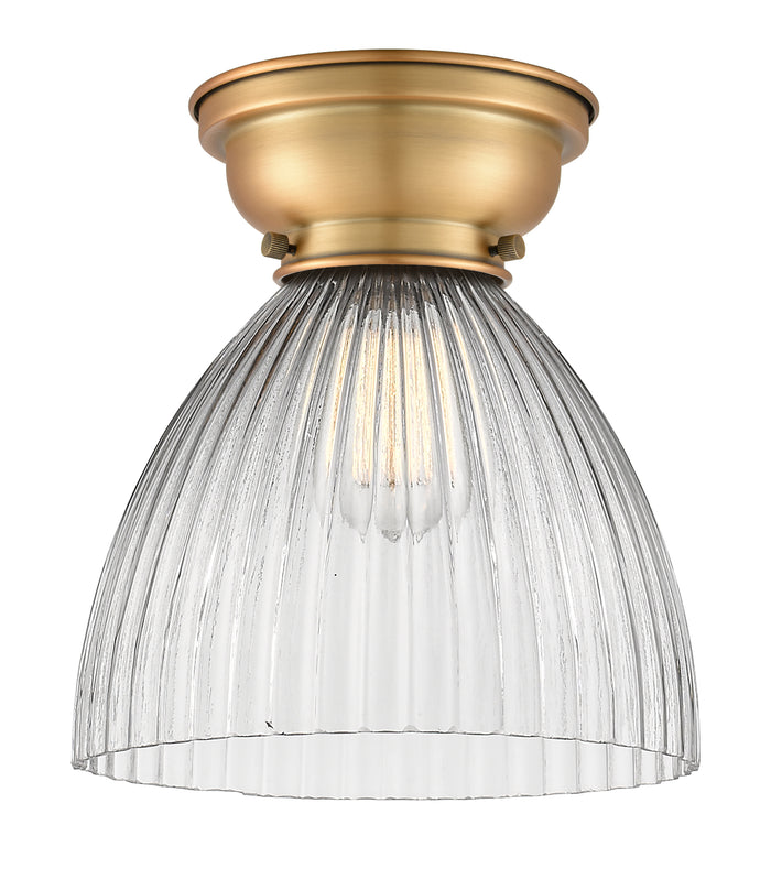 Franklin Flush Mount Satin Nickel Glass