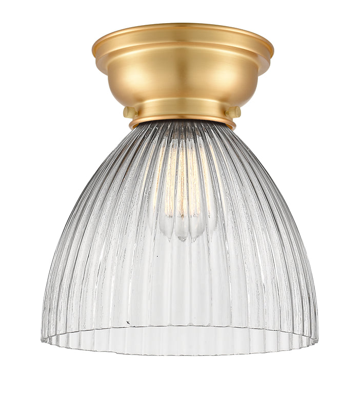 Franklin Flush Mount Satin Nickel Glass