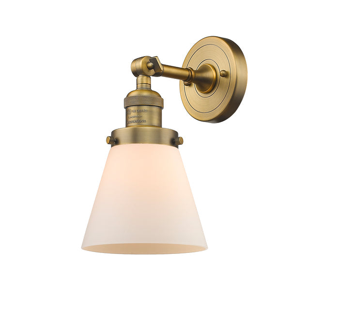 Brushed Brass / Matte White