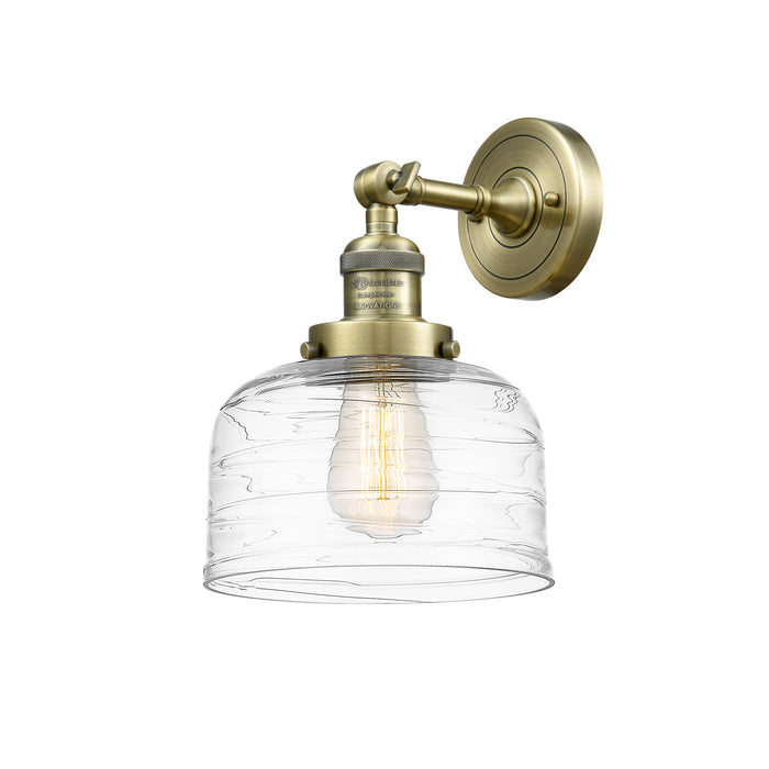 Franklin Restoration Sconce Brass Glass