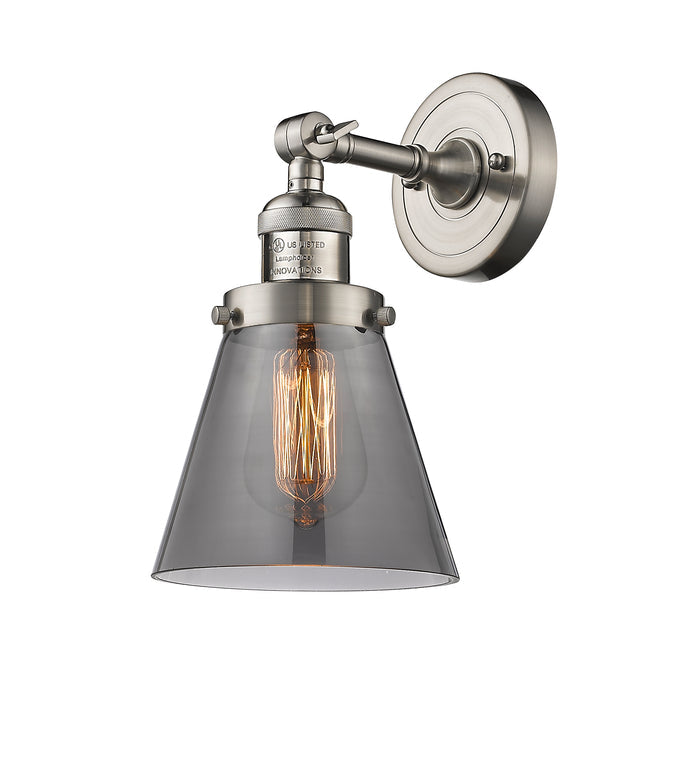 Brushed Satin Nickel / Light Smoke
