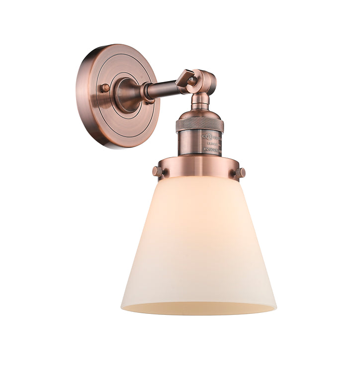 Franklin Restoration Sconce Brass Glass