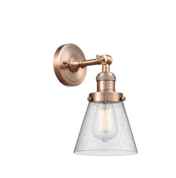 Franklin Restoration Sconce Brass Glass