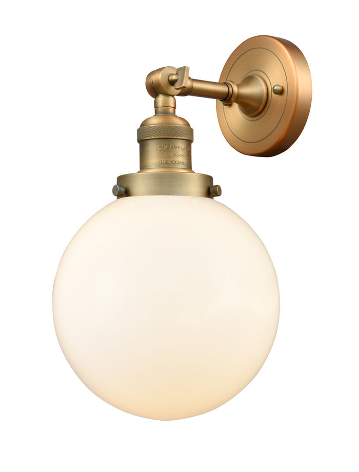 Brushed Brass / Matte White