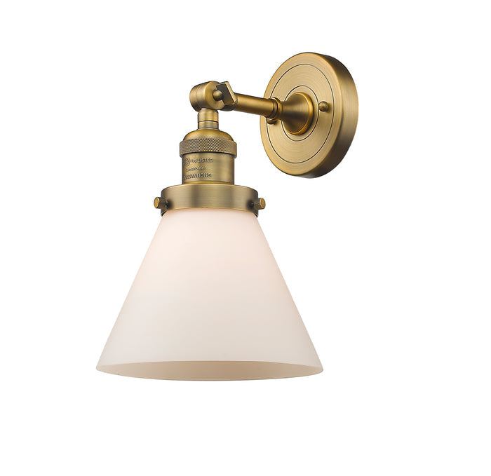 Brushed Brass / Matte White