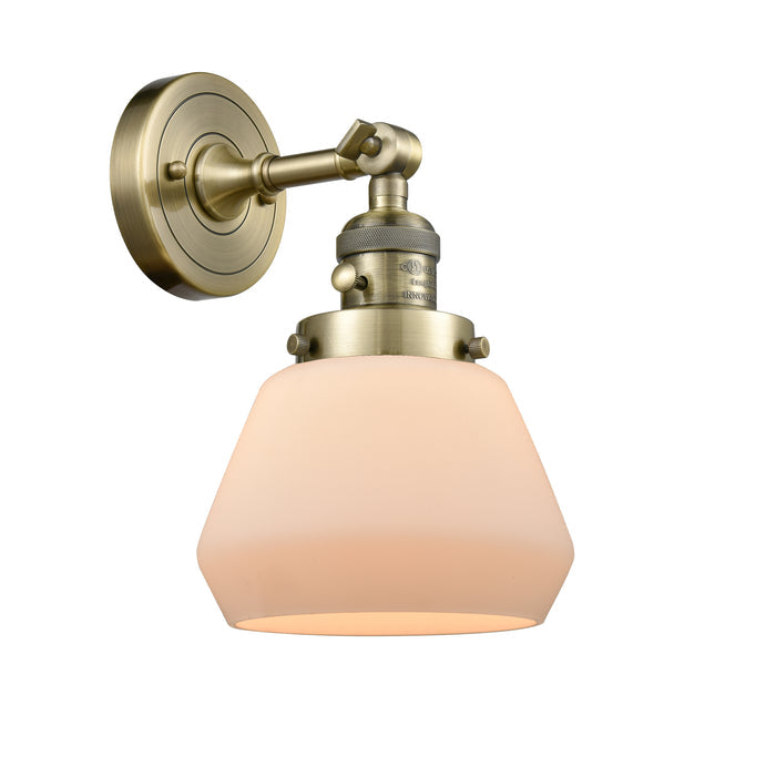 Franklin Restoration Sconce Cast Brass Steel