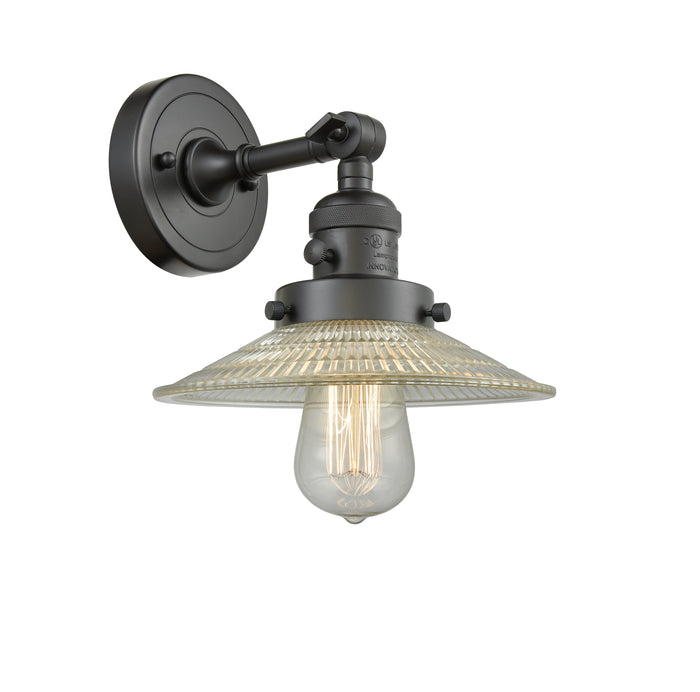 Oil Rubbed Bronze / Clear Halophane