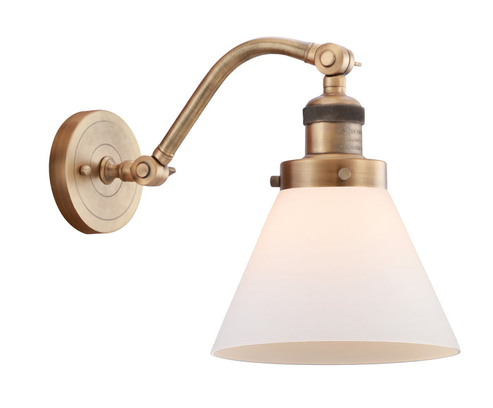 Brushed Brass / Matte White