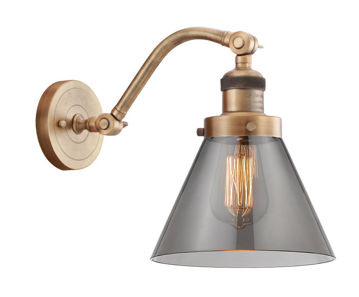 Brushed Brass / Light Smoke