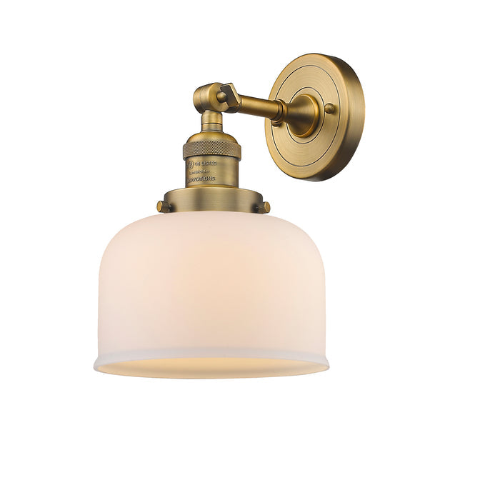 Brushed Brass / Matte White