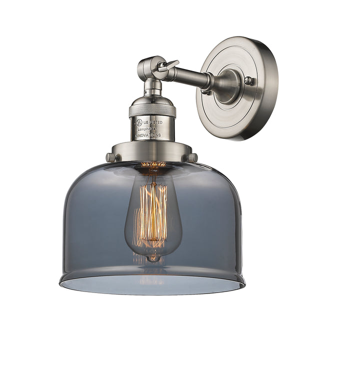 Brushed Satin Nickel / Light Smoke