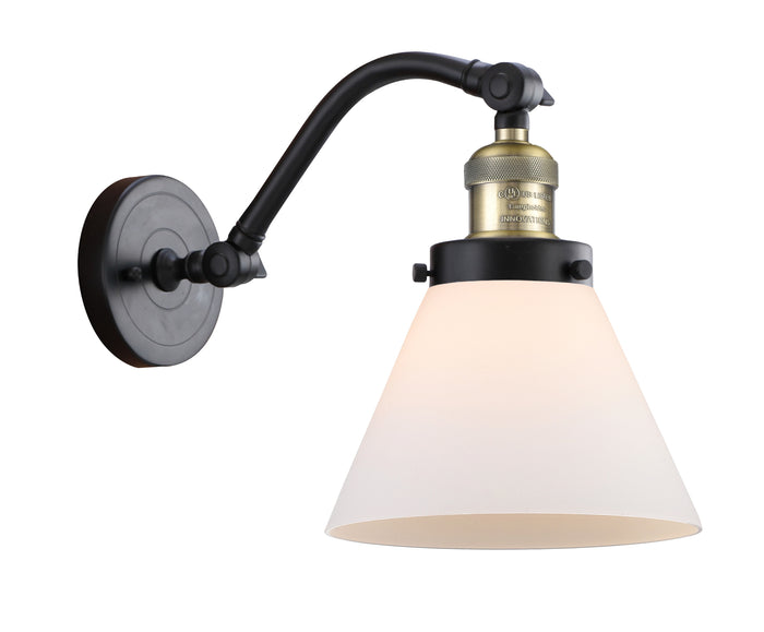 Black Antique Brass / Matte White