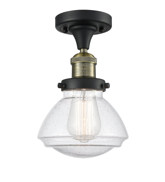 Franklin Semi-Flush Mount Brushed Nickel