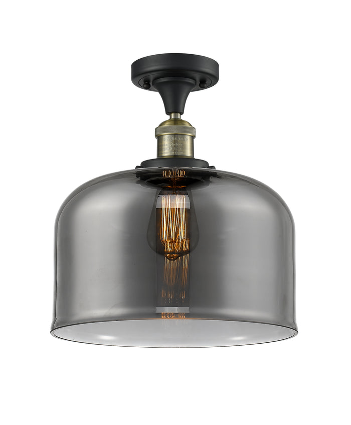Black Antique Brass / Light Smoke