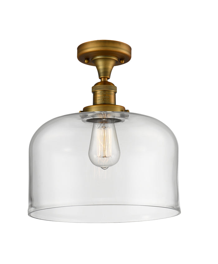 Brushed Brass / Clear